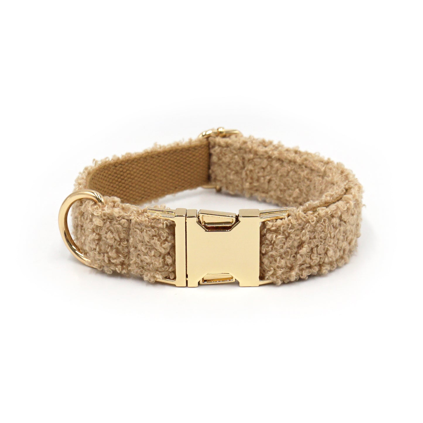 Halsband Teddy Beige