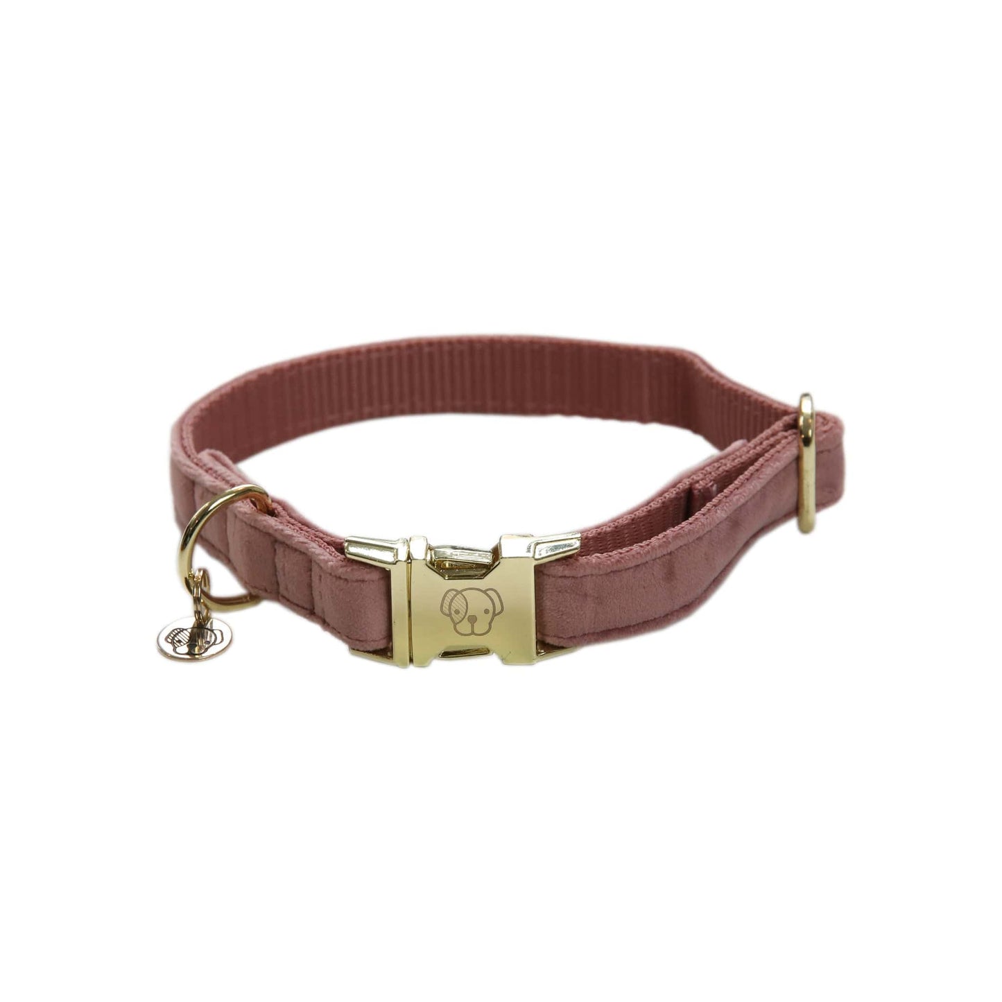Halsband Velvet - Oud Roze