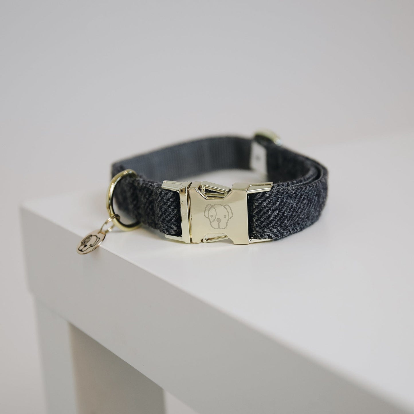 Halsband Wol -Grijs