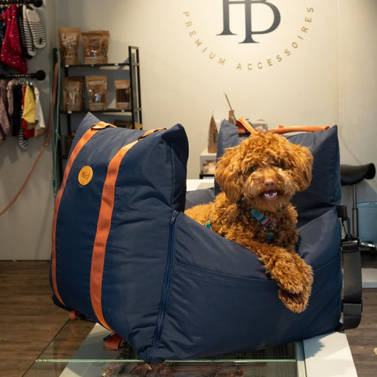 Luxe Autostoel Miel™ – Veilig, Zacht & Stijlvol Reizen met je Hond