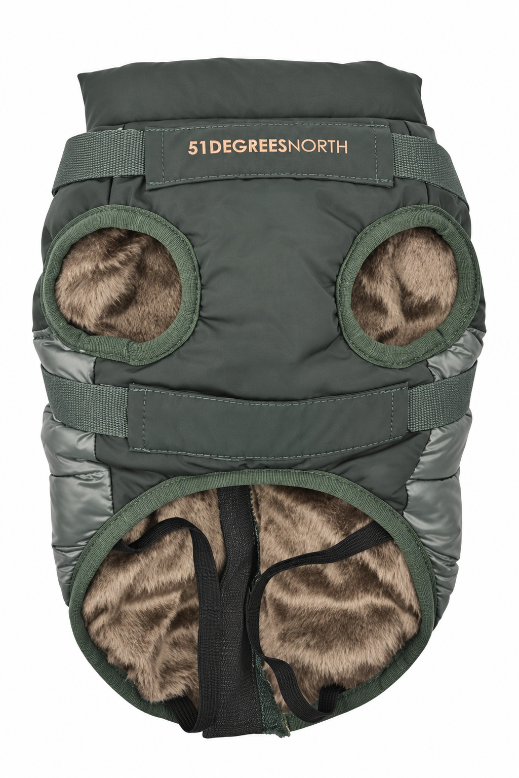 National Harness Coat Green – Kleding van 51DN | Hondenboetiek (afbeelding 2)
