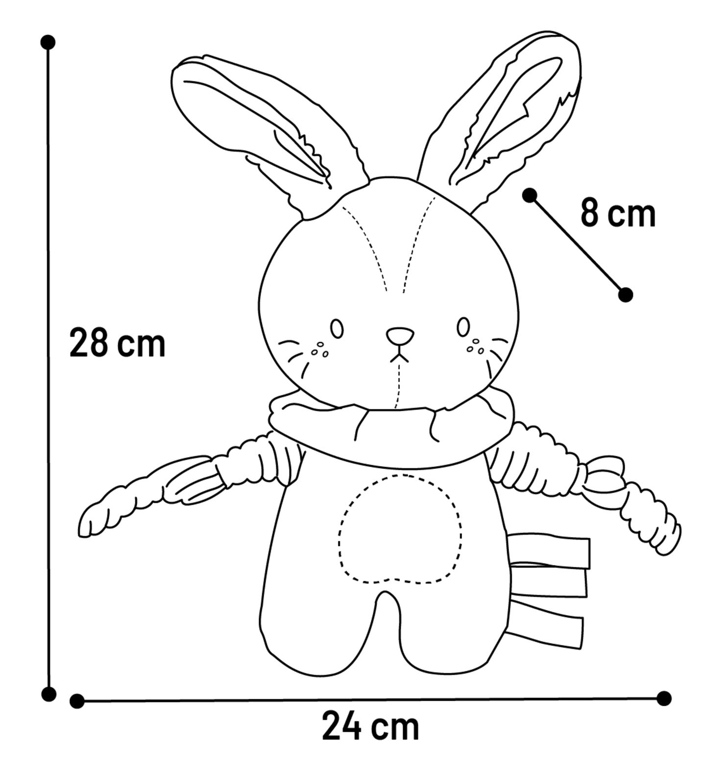 Puppy Kobe Konijn Roze