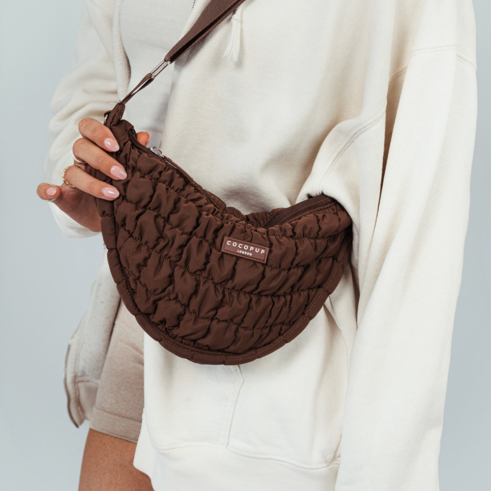 Crossbody Uitlaat Tas - Espresso
