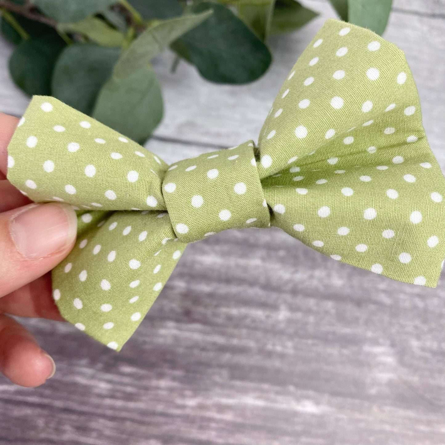 Strik Pistache Polka Dot