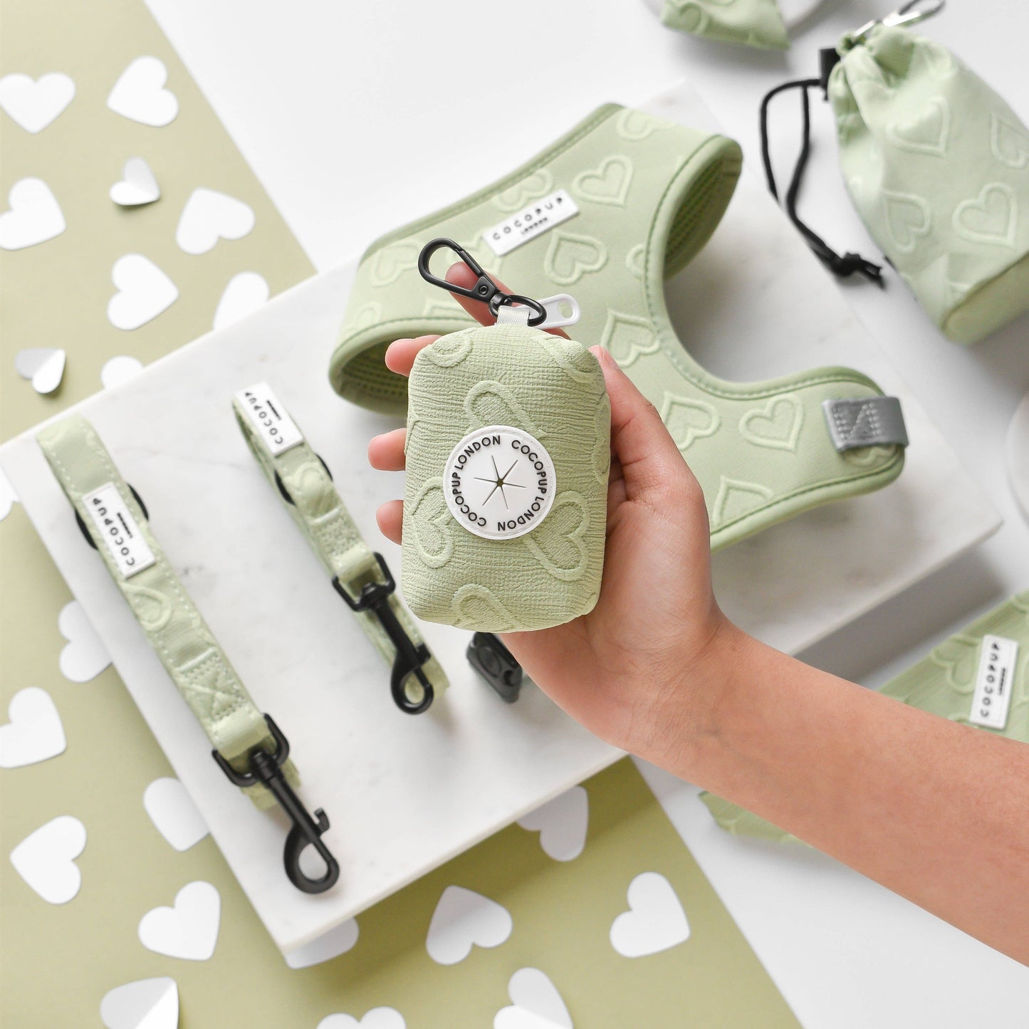 Poepzakhouder Sage Heart - Cocopup London