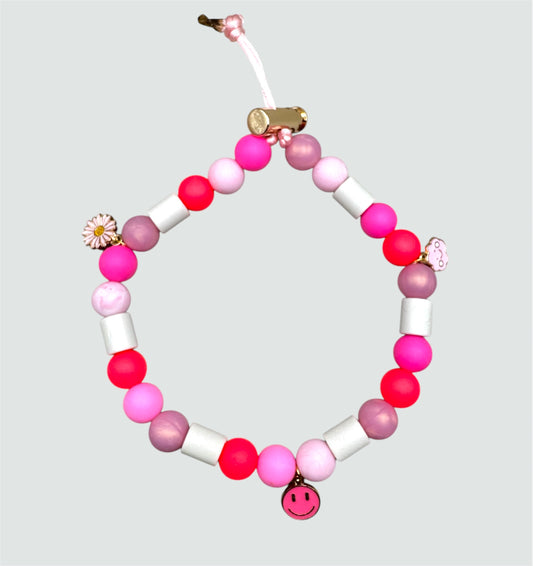 Tekenhalsband Pink Vibes