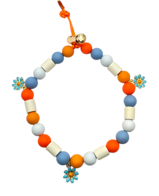 Tekenhalsband Flower