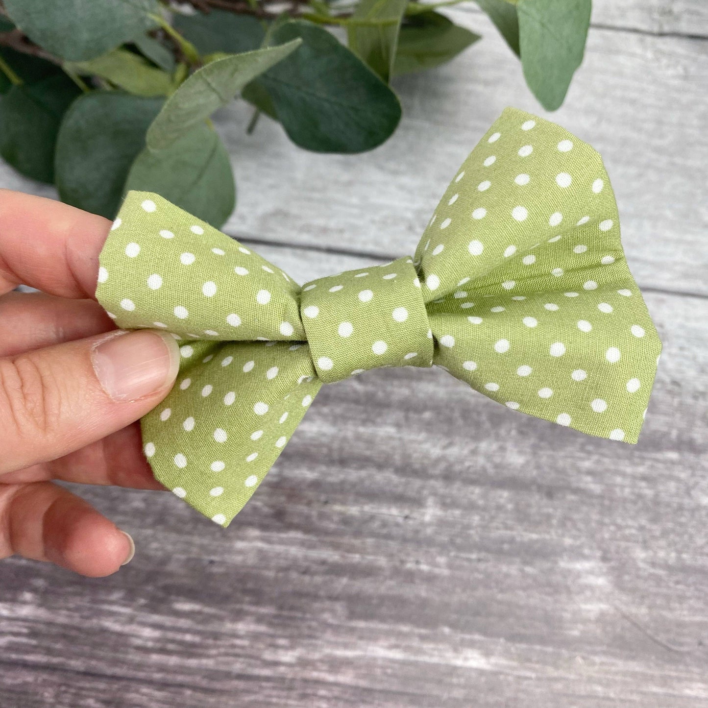 Strik Pistache Polka Dot