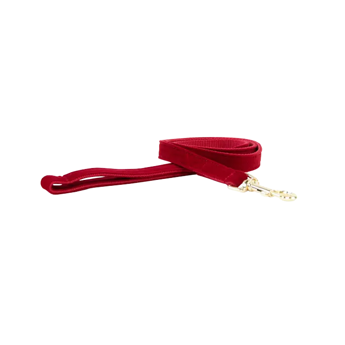 Leiband corduroy rood