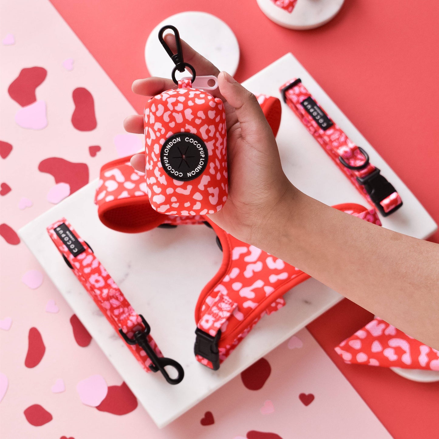 Poepzakhouder met luipaardprint - Cocopup London