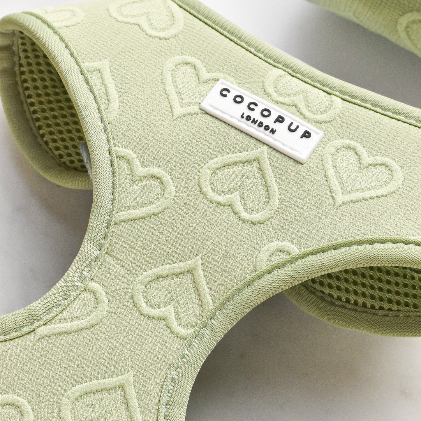Cocopup London - Luxe verstelbaar nekharnas - Sage Heart