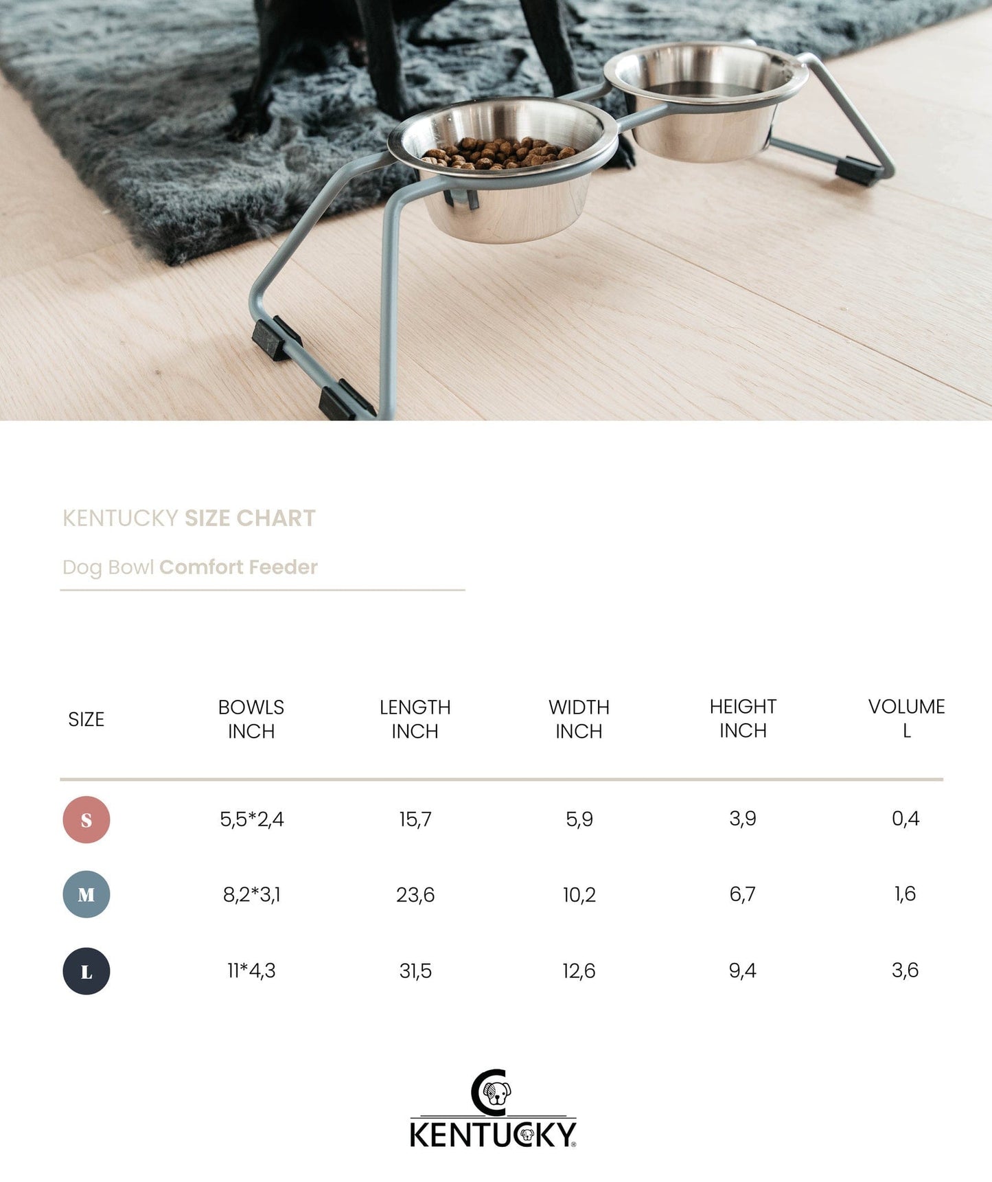 KentuckyDogwear Hondenbak Comfort Zwart