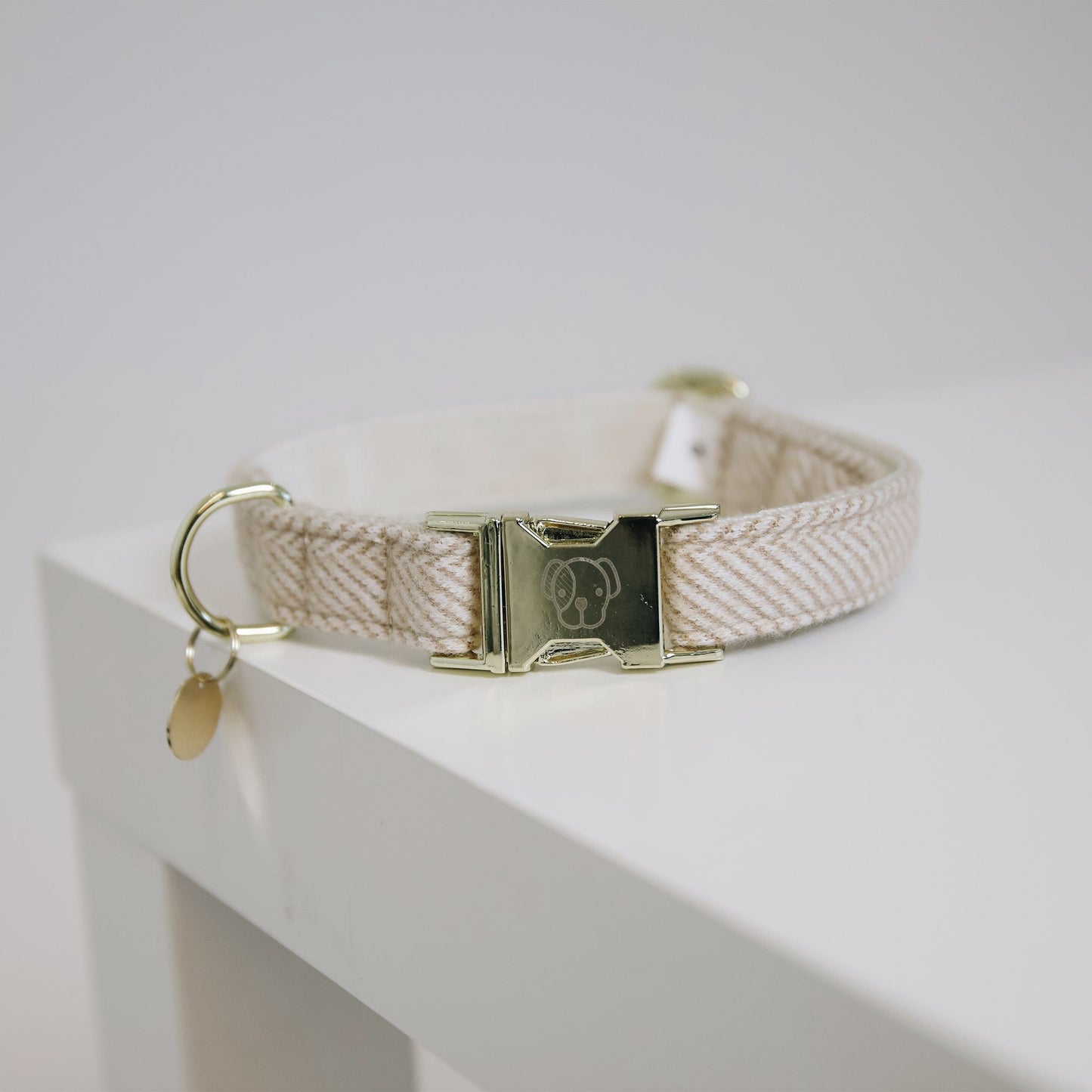 Halsband Wol -Beige