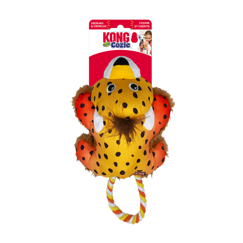 Kong Cozie Tugz Cheetah