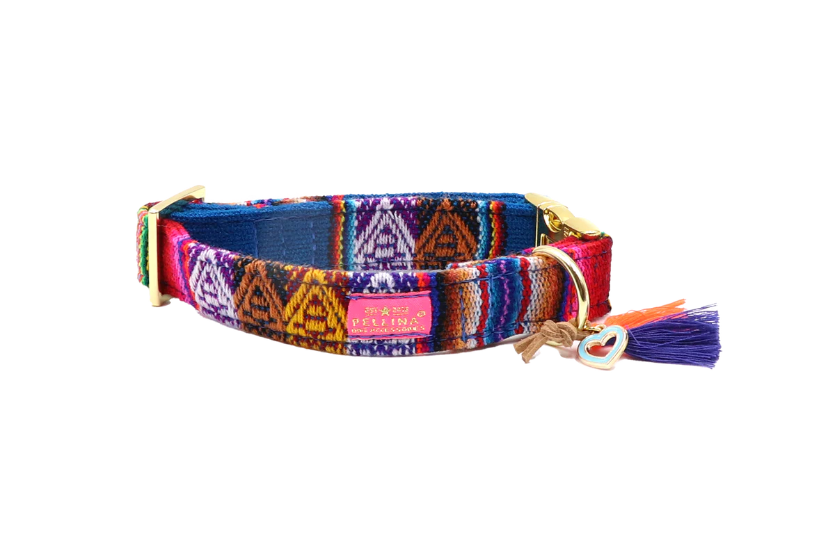 Halsband "LaaBoheme" Blauw