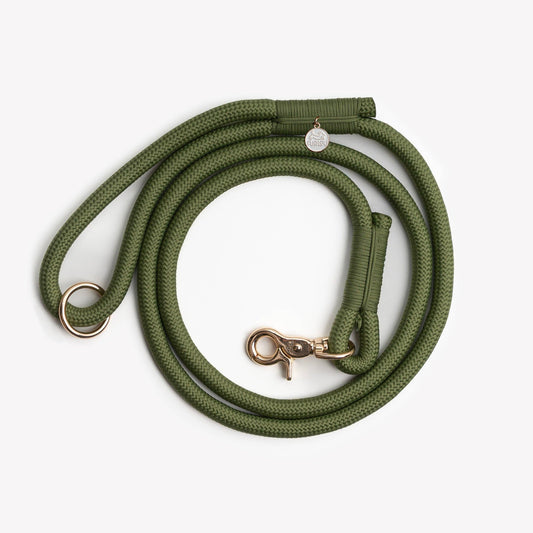 Gevlochten Touwriem — Groen