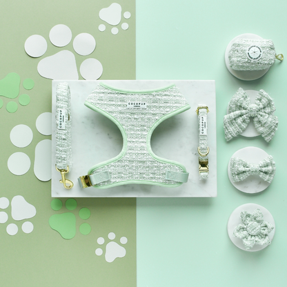 Tweed Poepzakhouder Matcha - Cocopup London