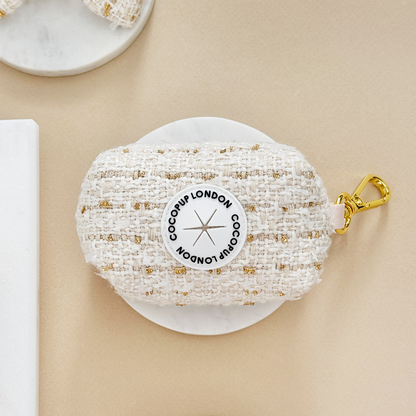 Tweed Poepzakhouder Vanille - Cocopup London