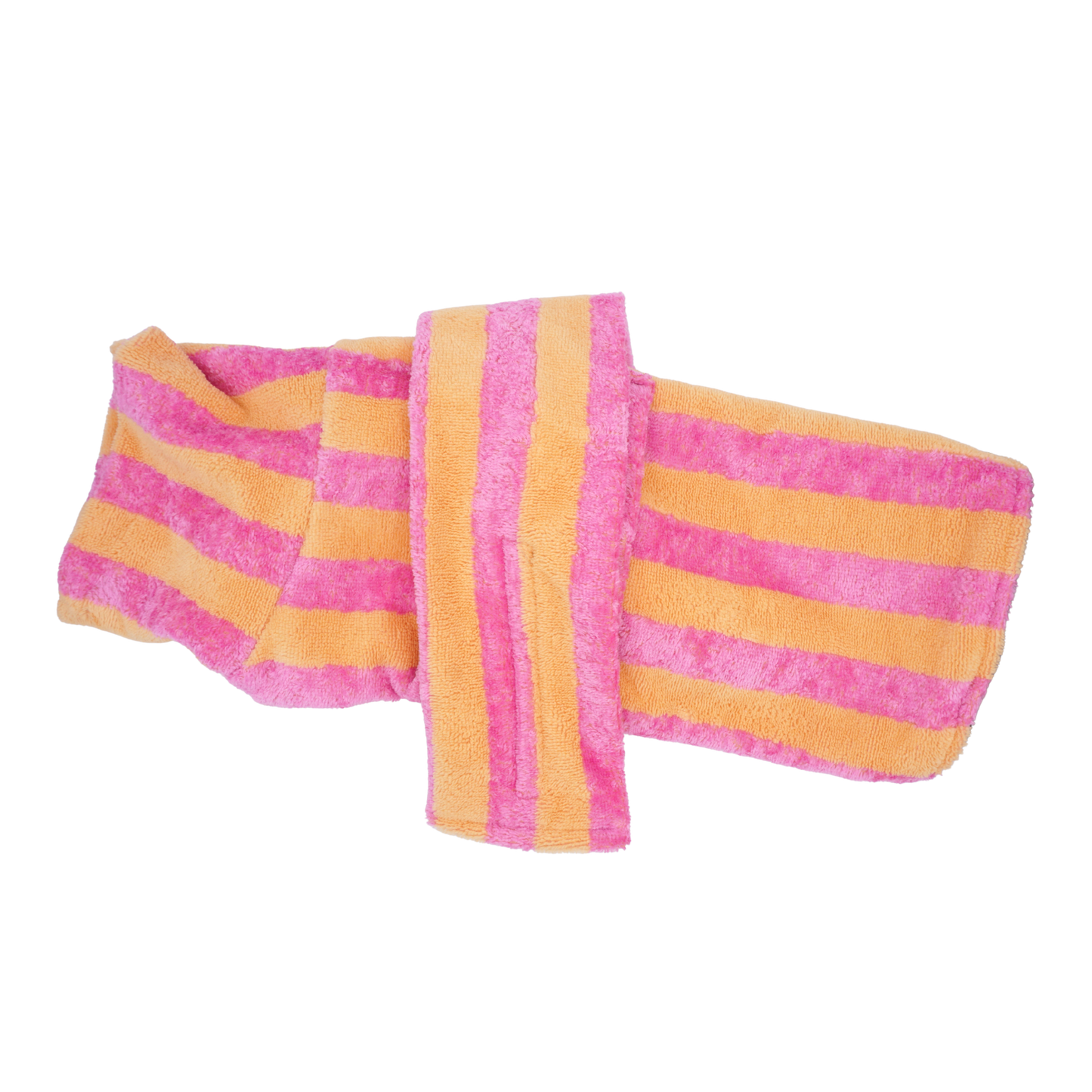 Cozy Stripe Hondenbadjas – Kleding van Stella's Pupcakes | Hondenboetiek (afbeelding 3)