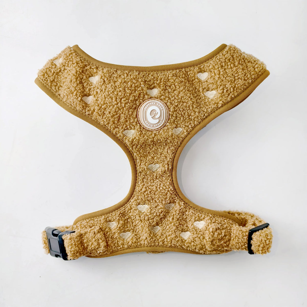Teddy Heart Wandelset Bruin – Wandelset van MIEL | Hondenboetiek (afbeelding 3)