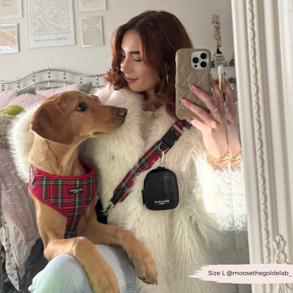 Tartan Rood Harnas - Cocopup London