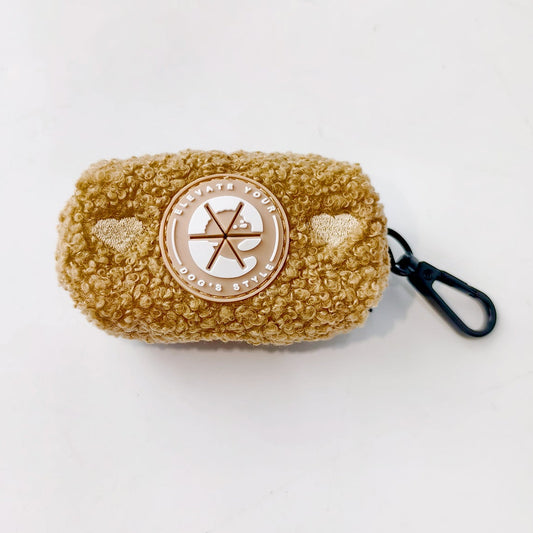 Teddy Heart Poepzakhouder Bruin