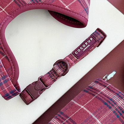 Mulberry Geruite Halsband - Cocopup London