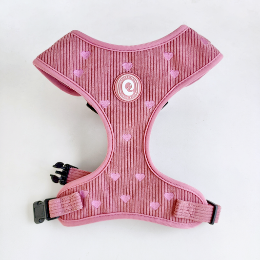 Corduroy Heart Harnas - Roze