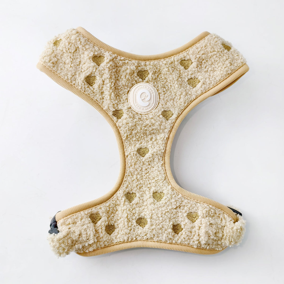 Teddy Heart Wandelset Beige – Wandelset van MIEL | Hondenboetiek (afbeelding 2)