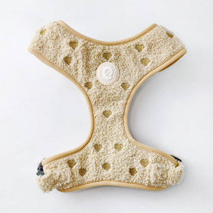 Teddy Heart Wandelset Beige – Wandelset van MIEL | Hondenboetiek (afbeelding 2)