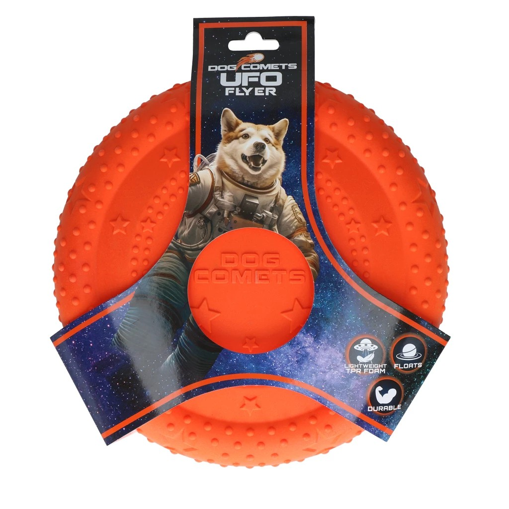 Dog Comets UFO Flyer Oranje