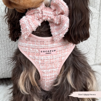 Tweed Roze Harnas - Cocopup London