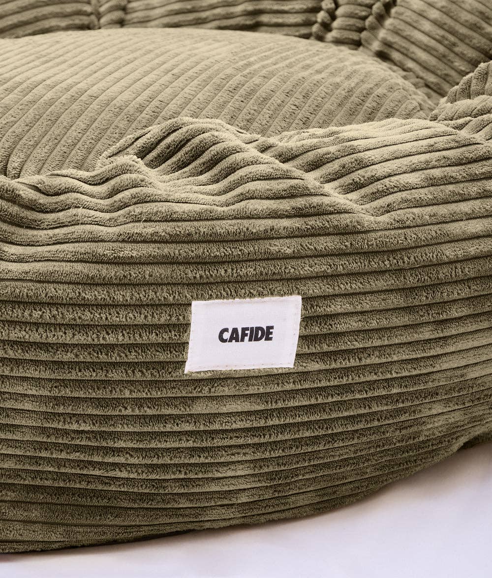 CAFIDE - Groen Fluwelen Hondenbed, Nuba – Hondenmand van CAFIDE | Hondenboetiek (afbeelding 5)