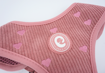 Corduroy Heart Harnas - Roze
