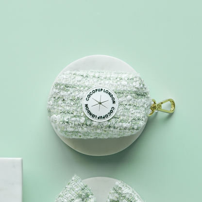 Tweed Poepzakhouder Matcha - Cocopup London