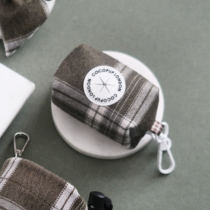 Olijfkleurige Poepzakhouder