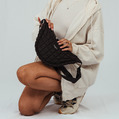 Crossbody Uitlaat tas - Onyx