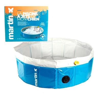 MARTIN POOL MET JETS BLAUW