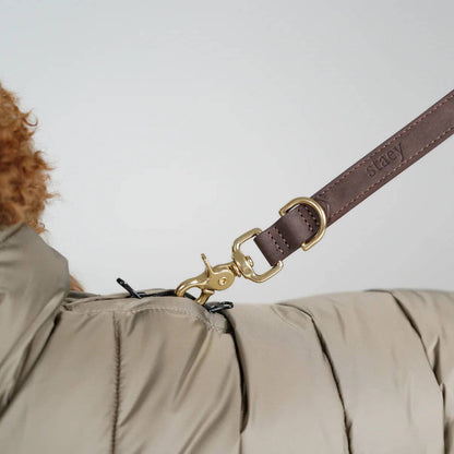 Staey - Dog Coat Nora in taupe