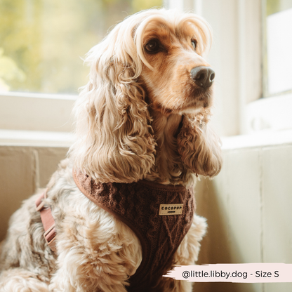 Kabel gebreidt harnas Choco - Cocopup London