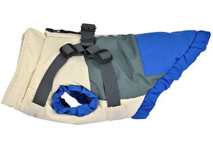 color block jas groen - 51DN