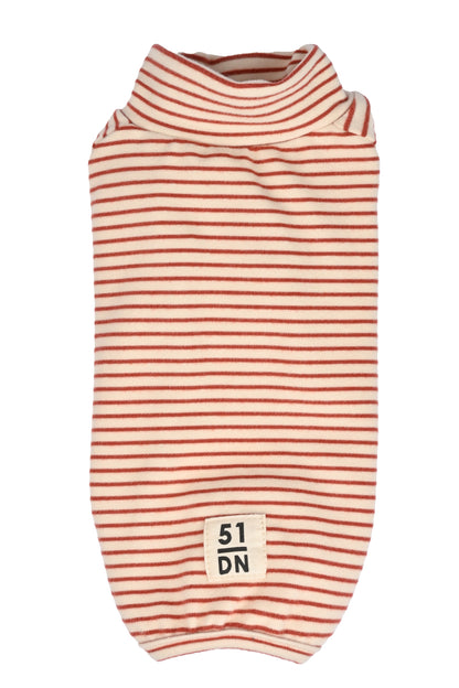 Pyjama Bruin/beige Stripe - 51DN