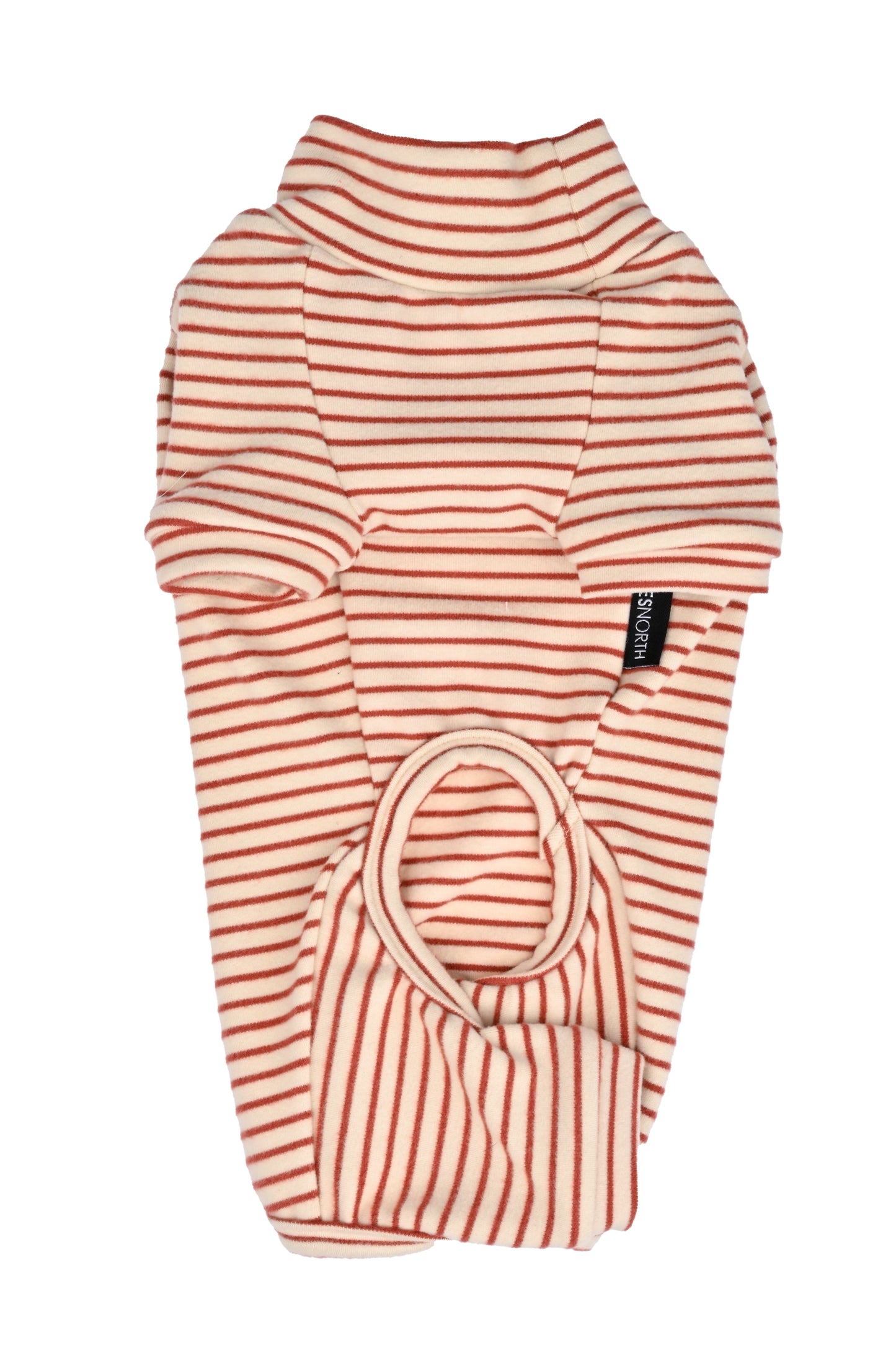 Pyjama Bruin/beige Stripe - 51DN