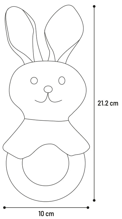 Puppy Rabbo Konijn Wit