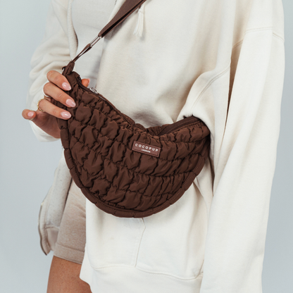 Crossbody Uitlaat Tas - Espresso
