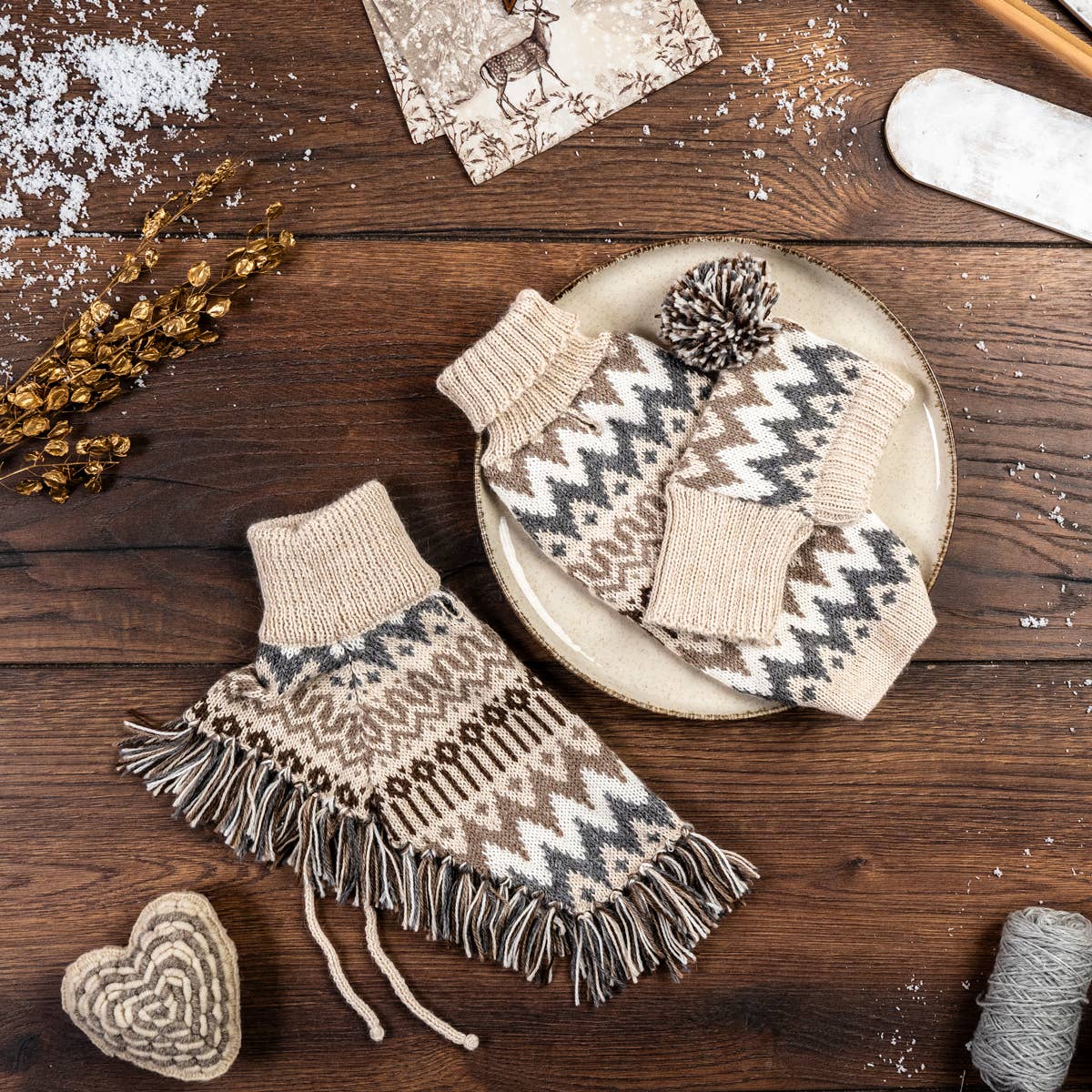 Alpaca wollen trui - Woolly Winter