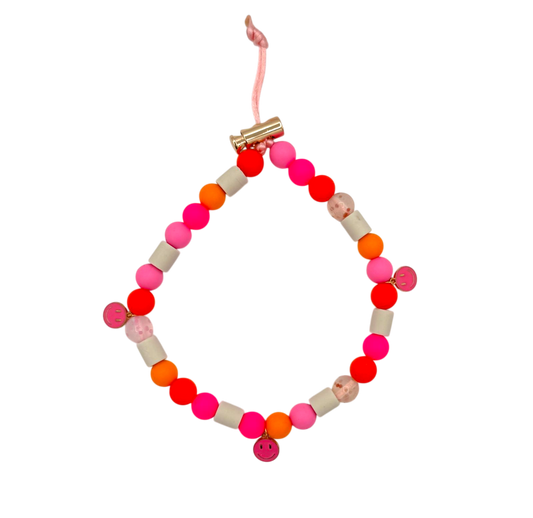 Tekenhalsband Neon Pink