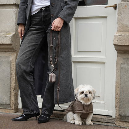 Staey - Dog Coat Nora in taupe