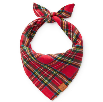 Tartan Plaid Flanellen hondenbandana