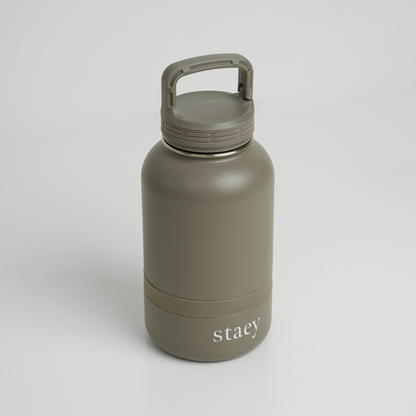 Staey - Noona 2-in-1 Fles met Kom | Roestvrij Staal